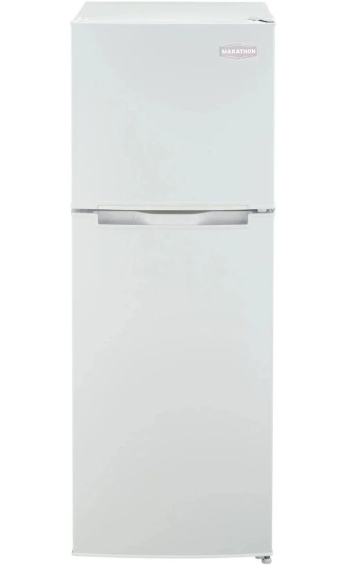 Marathon Appliances Deluxe 4.8 Cu. Ft. White Counter Depth Top Freezer Refrigerator -0