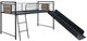 ACME Furniture Cordelia Antique Oak/Sandy Black Twin Loft Bed with Slide-0