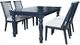 Jofran Inc. Westport 5-Piece Navy Rectangular Dining Set-0