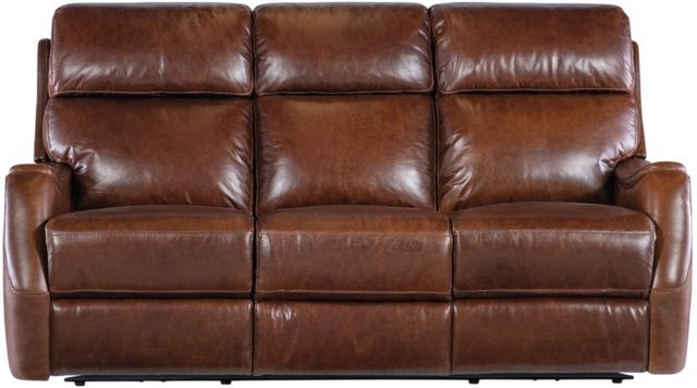 Hooker® Furniture MS Harlan Carrington Walnut Power Reclining Sofa with Power Headrest-2