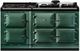 AGA™ R7 160 Classic Cast Iron 63" British Racing Green Pro Style Dual Fuel Range-0