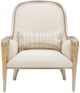 Michael Amini® Villa Cherie Caramel/Pearl Accent Chair-1