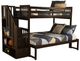 Kodiak Furniture Kelcie Dark Chocolate Twin/Full Bunk Bed -0
