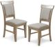 Olliix by INK+IVY Oliver Set of 2 Cream/Grey Dining Side Chair-4