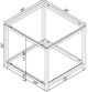 Coaster® Trini 2-Piece Tempered Glass Top Occasional Table with Black Nickel Base Set-3