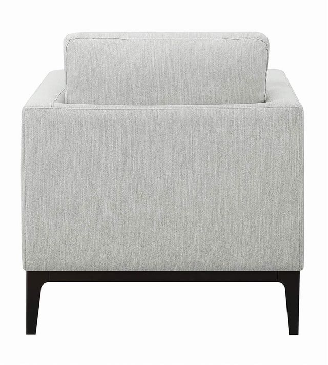 Coaster® Apperson Light Grey Cushioned Back Chair-2