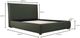 Moe's Home Collection Luzon Deep Forest King Bed-2