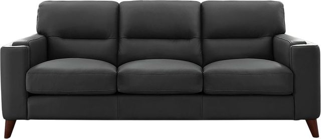 Aurora Furniture Elm Black Stationary Sofa-0