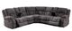 Mazin Furniture Presley 3-Pieces Gray Modular Reclining Sectional with Consoles-1