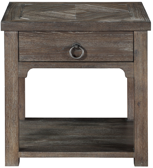 Homelegance® Sarasota Driftwood Brown End Table-1