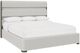 Bernhardt Prado Gray California King Upholstered Panel Bed-0
