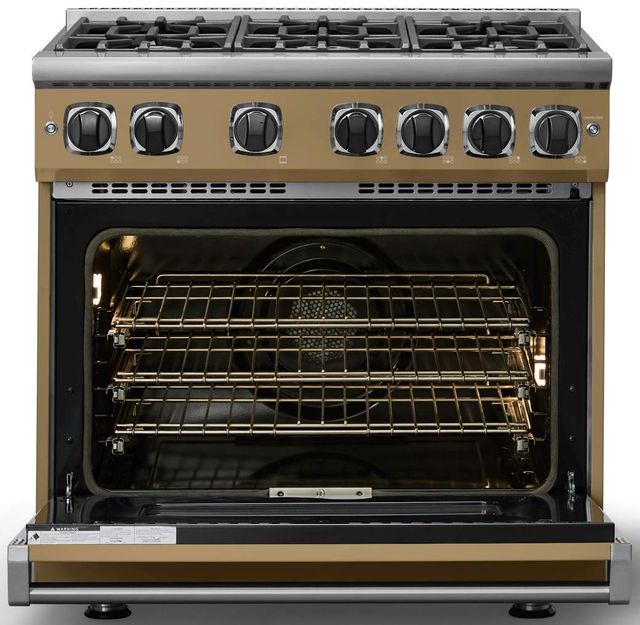 Viking® 7 Series 36" Golden Hour Pro Style Natural Gas Range-1