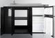 Summit® 54" Black and Stainless Steel All-In-One Kitchenette-3