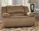 Signature Design by Ashley® Hogan Mocha Zero Wall Wide Seat Recliner-1