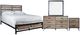 New Classic® Home Furnishings Elk River 4-Piece Rustic King Panel Bedroom Set-0