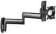 Chief® Black Single Monitor Dual Arm Wall Mount-0