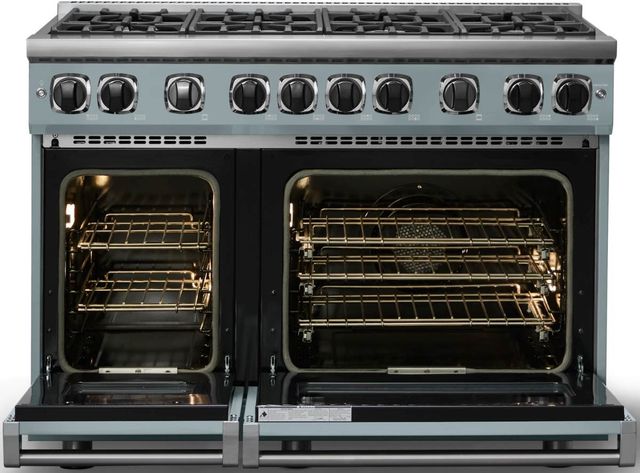 Viking® 7 Series 48'' November Sky Pro Style Gas Range-1