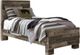 Benchcraft® Derekson 4-Piece Multi Gray Twin Panel Bed Set-1