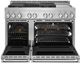 JennAir® Noir™ 48" Stainless Steel Pro Style Natural Gas Range with Griddle and Grill-1