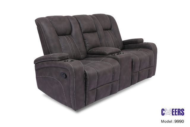 Granite Rodeo Power Loveseat with Console-1