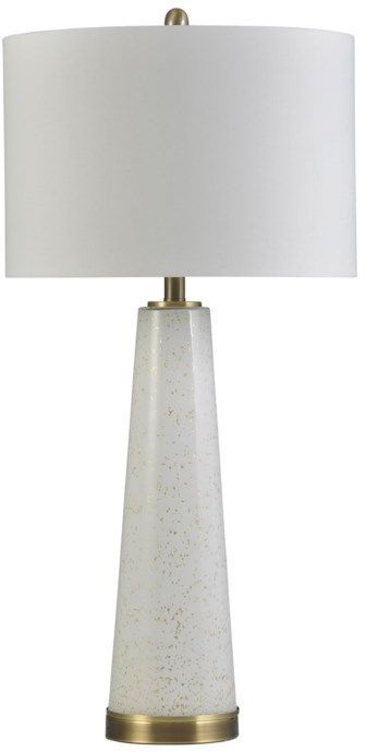 StyleCraft Tasia Glass/Steel Table Lamp-0