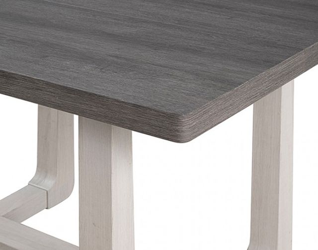 Furniture of America® Sauro Gray Dining Table-3