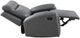 Steve Silver Co. Gaston Gray Manual Glider Recliner-1