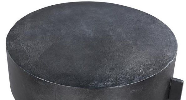 Riverside Furniture Freya Antique Charcoal Round Side Table-3
