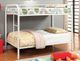 Furniture of America® Rainbow White Twin/Twin Bunk Bed-1