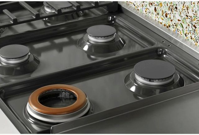Advanced gas flame control on a rangetop Advanced gas flame control on a rangetop