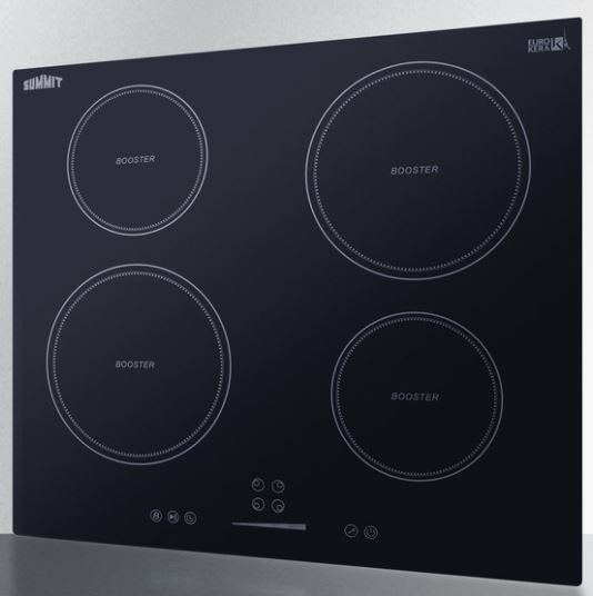 Summit® 24" Black Induction Cooktop-1