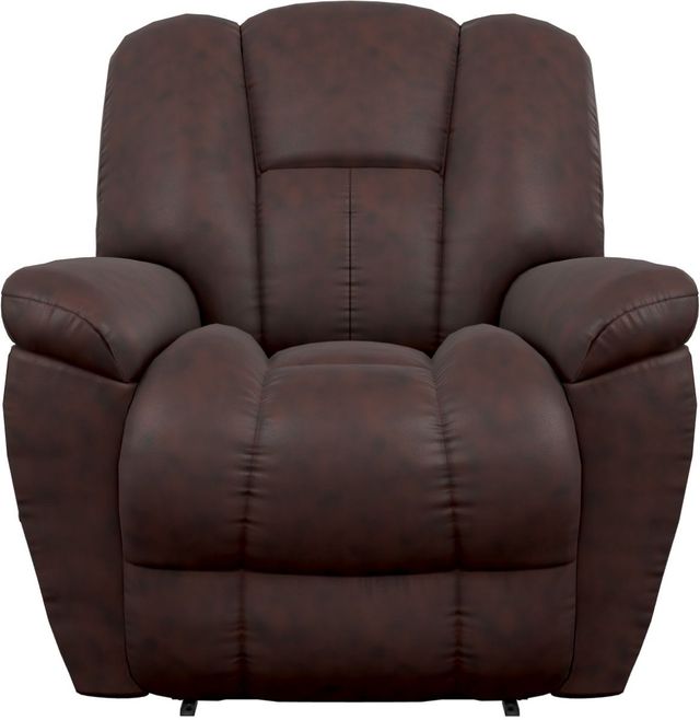 La-Z-Boy® Maverick Burgundy Leather Manual Wall Recliner-1