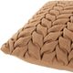 Surya Alana Camel 18"x18" Toss Pillow with Down Insert-1