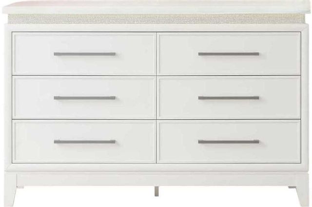 Liberty Furniture Reflections Pearl White Youth Dresser with Lights-0