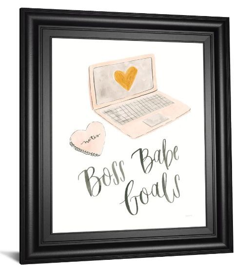 Classy Art Boss Babe I by Jenaya Jackson Wall Art-1