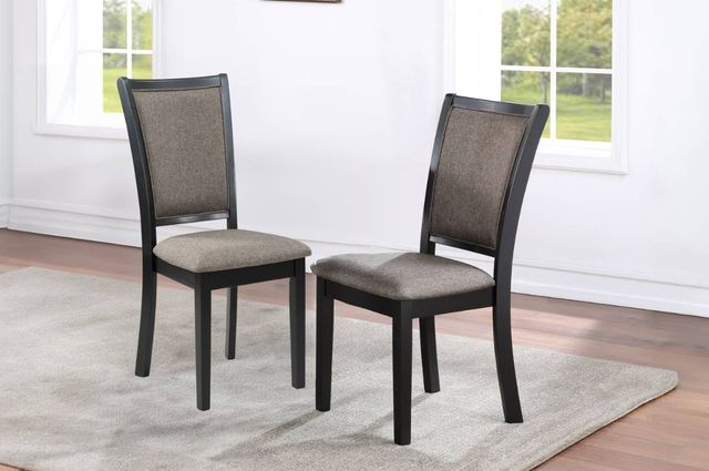 New Classic® Home Furnishings Potomac Black/Brown Dining Chair-1