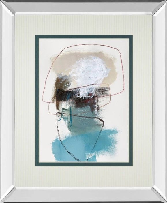 Classy Art In the Middle II by Barnes, N. Mirrored Frame Wall Art-0
