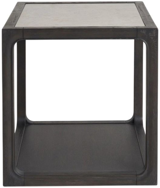 Universal Explore Home™ Coalesce Halen Gray End Table with Ravenwood Base-2