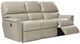 La-Z-Boy® Ava Ivory Leather Manual Reclining Sofa-1