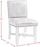 Elements International Collins 5-Piece Weathered Gray Dining Table Set-2