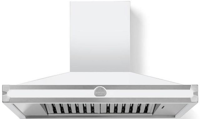 La Cornue CornuFé 110 43" Pure White Wall Mounted Chimney Hood-0