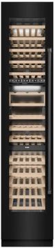 ZLINE 18" 9 Cu. Ft. Black Stainless Steel Triple Zone Column Wine Cooler-0