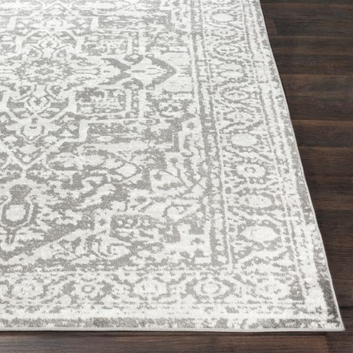 Surya Monte Carlo Light Gray 3'x7' Runner Rug-3