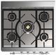 Ilve® Majestic III 30" Emerald Green Pro Style Dual Fuel Natural Gas Range with 5 Black Brass Burners and Chrome Trim-4