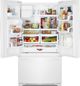 Whirlpool® 36 in. 24.7 Cu. Ft. White Freestanding French Door Refrigerator-3