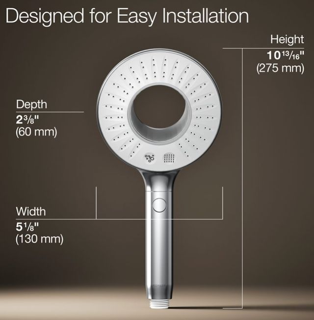 KOHLER® SpaViva™ Polished Chrome 1.75 GPM 2-Function Handshower-3
