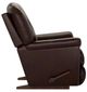 La-Z-Boy® Maverick Walnut Leather Manual Rocking Recliner-3