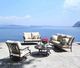 CabanaCoast® Customizable Bloom Aluminum Outdoor Swivel Rocker-3