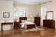 New Classic® Home Furnishings Tamarack Brown Cherry Twin Panel Bed-1