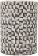 A & B Home Metro Black/White Garden Stool -1